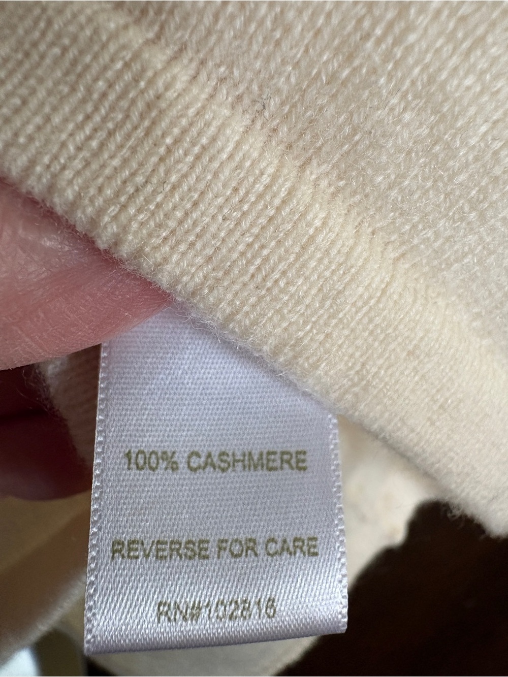 EUC Garnet Hill Cashmere Pocket Tee, sz M - Picture 4 of 8